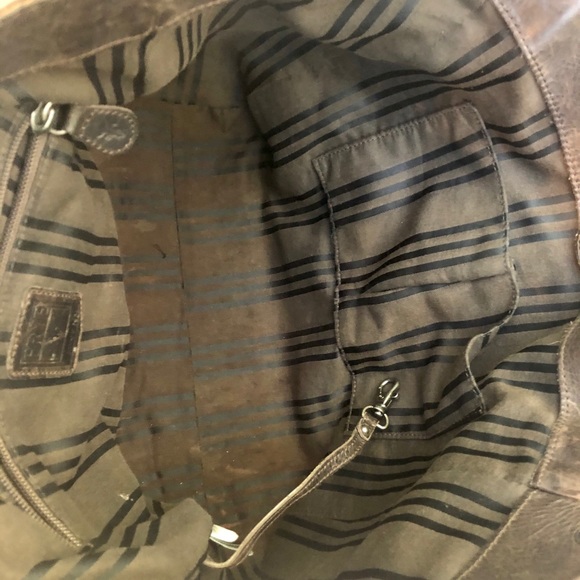 Frye Melissa Leather Tote Shoulder Bag - Picture 9 of 9